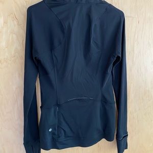 Lululemon Black jacket with hidden hoodie